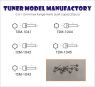 0.6-1.0 mm hex flange rivets (ball cape) (20 pcs) Tuner Model Manufactory