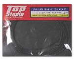 Top Studio 23044 1.2 mm Shrink Tube (Black)