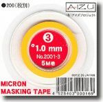 AIZU AIZU10 Micron Masking Tape 1.0mm x 5m