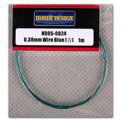 Hobby Design HD05-0024 0.38mm Wire Blue 1M