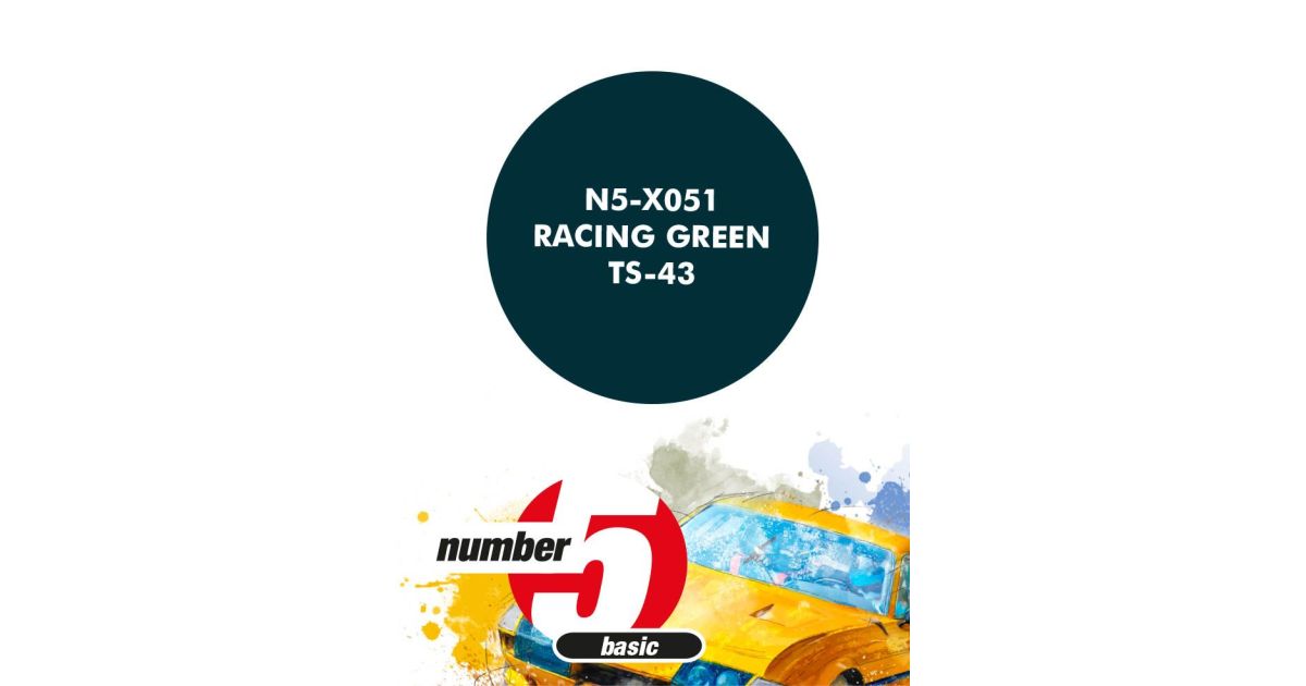 Nm5 Color Code Number 5 N5-X051 Racing Green TS-43