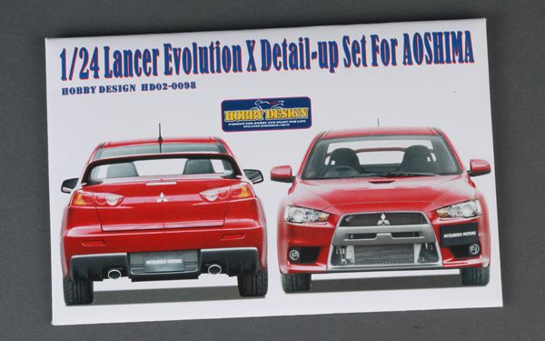 Hobby Design 02-0098-01 1/24 Lancer Evolution X For Aoshima (PE+Resin)