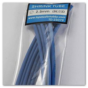 Top Studio TD23079 2.5 mm Shrink Tube (Blue)