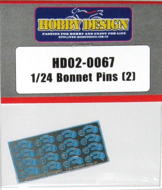 Hobby Design HD02-0067 Bonnet Pins (2)