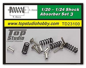 Top Studio TD23100 Shock Absorber Set 3 (1/20-1/24)