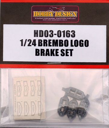 Hobby Design HD03-0163 BREMBO LOGO BRAKE SET