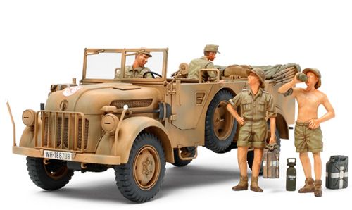Tamiya 35305 German Steyr Type 1500A/01 Africa Corps Infantry at Rest