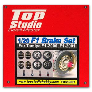 Top Studio TD23007 F1 Brake Set for Tamiya F1-2000-F2001