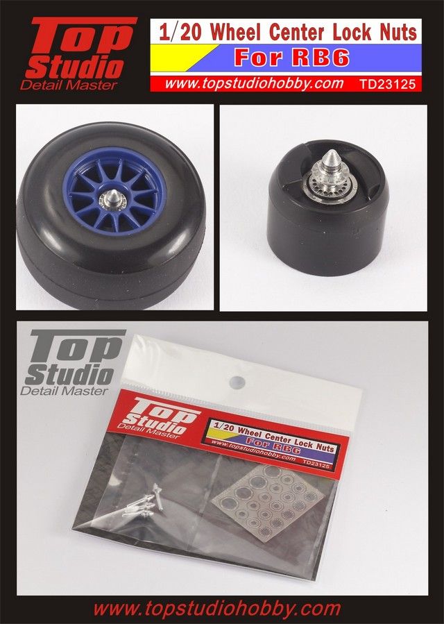 Top Studio TD23125 Wheet Center Lock Nuts for RB6