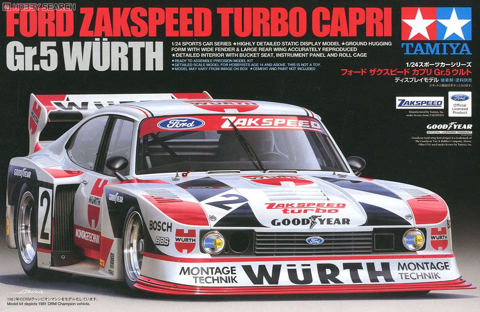 Tamiya 24329 Ford Zakspeed Capri Gr.5