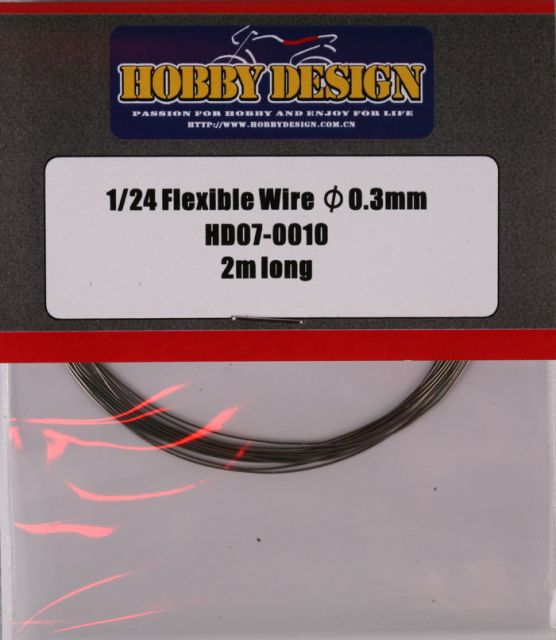 Hobby Design HD07-0010 Flexible Wire 0.3mm