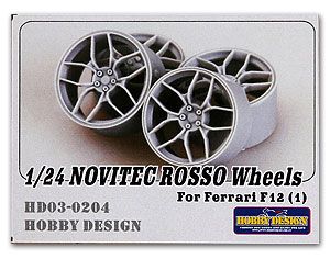 Hobby Design HD03-0204 NOVITEC ROSSO Wheels For Ferrari F12
