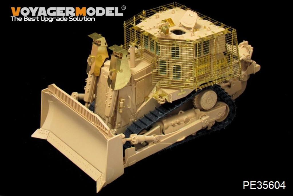 Voyager Model PE35604 Modern IDF D9R Armored BullDozer with slat armour