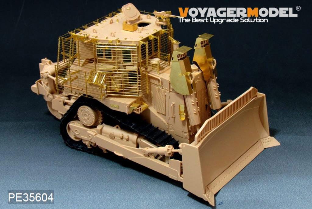 Voyager Model PE35604 Modern IDF D9R Armored BullDozer with slat armour