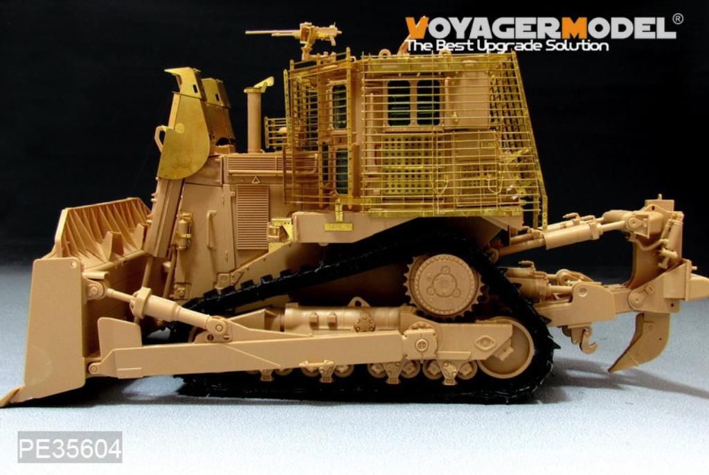 Voyager Model PE35604 Modern IDF D9R Armored BullDozer with slat armour