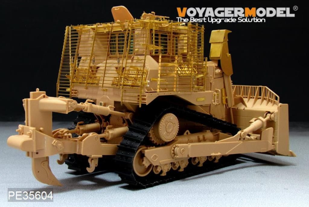 Voyager Model PE35604 Modern IDF D9R Armored BullDozer with slat armour