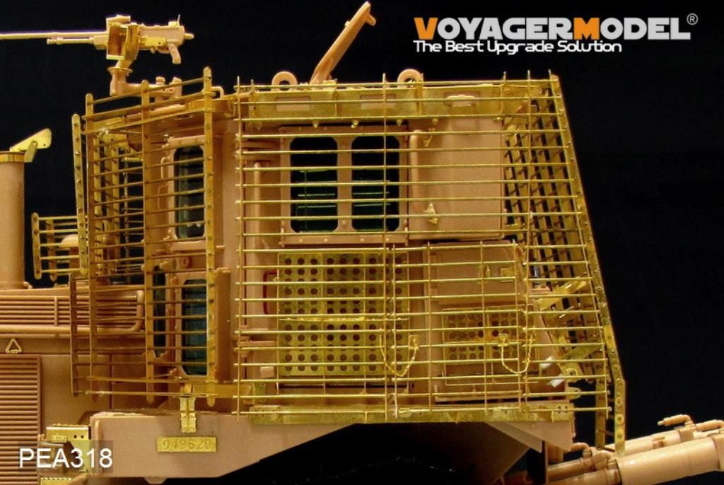 Voyager Model PEA318 Modern IDF D9R Armored BullDozer slat armour