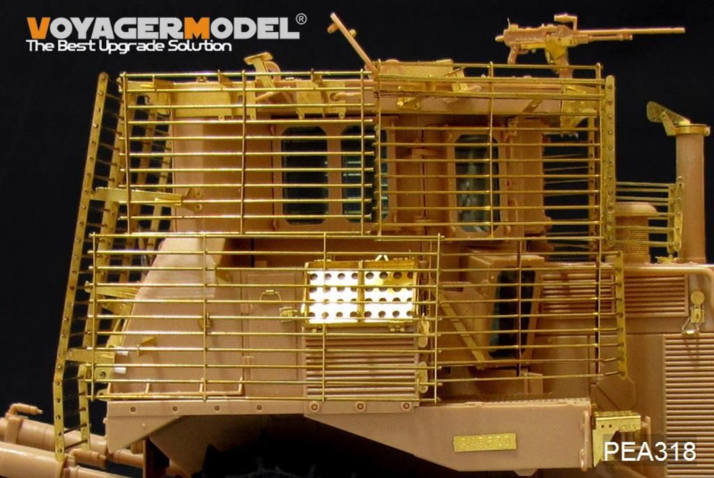 Voyager Model PEA318 Modern IDF D9R Armored BullDozer slat armour