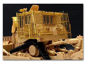 Voyager Model PEA318 Modern IDF D9R Armored BullDozer slat armour