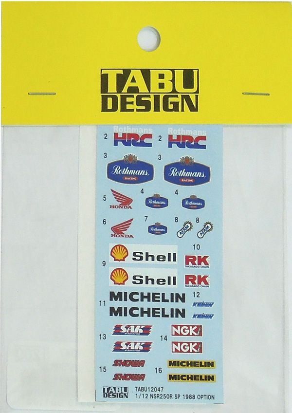 Tabu Design 12047 NSR250R SP 1988 Option