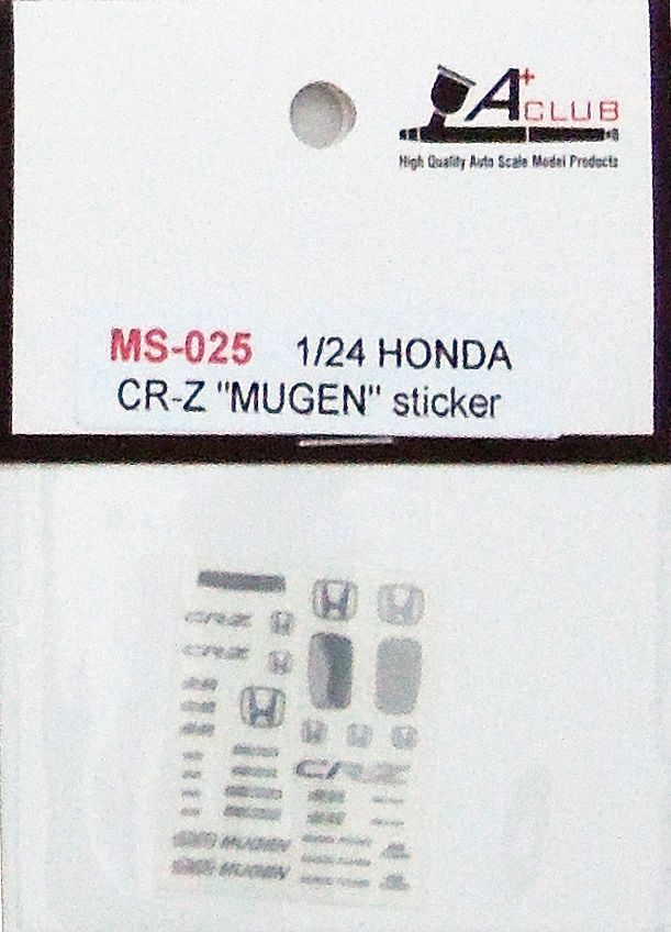 A+Club MS-025 HONDA CR-Z 'MUGEN' sticker