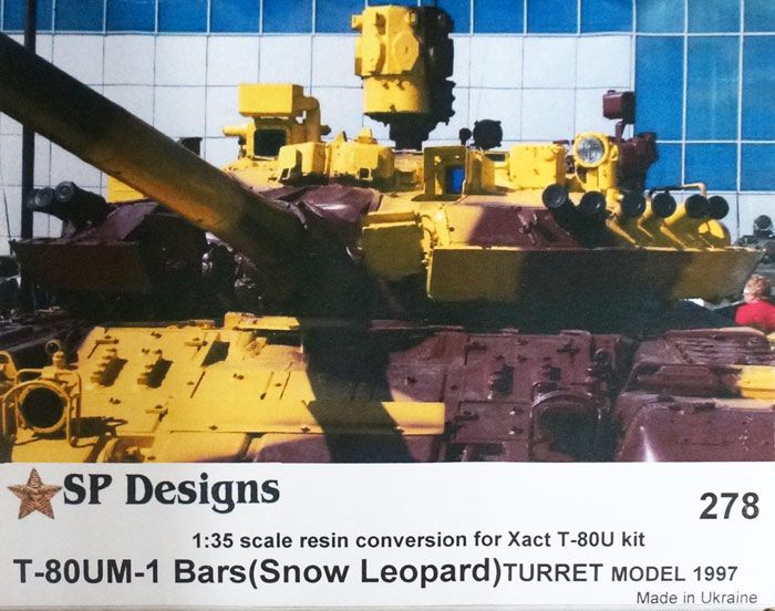 SP Design SP278 T-80UM-1 Bars(Snow Leopard) m1997 with Arena active defense system