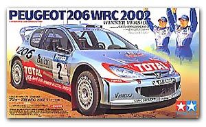 Tamiya 24262 Puegeot 206 WRC 2002 Winner Version