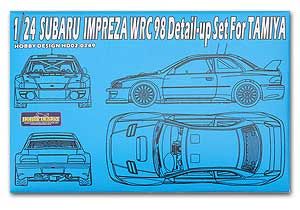 Hobby Design 02-0249 Subaru Impreza WRC 98 Detail-up Set For T