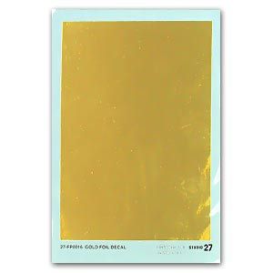 Studio 27 FP0016 Gold Foil Decal