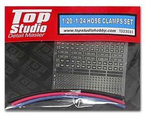 Top Studio TD23031 1/20 and 1/24 Hose Clamps Set