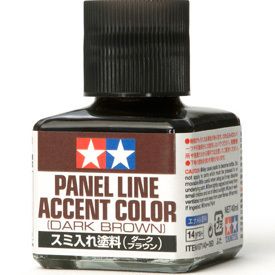 Tamiya 87140 Dark Brown - Panel Line Accent Color