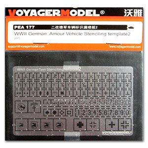 Voyager Model PEA177 WWII German tank Stenciling Template 2