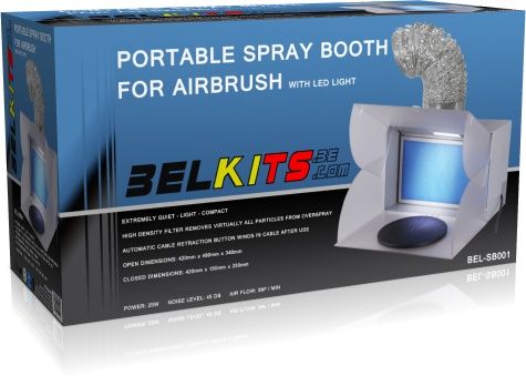 Belkits BELSB001 Portable Spray Booth for Airbrush