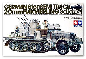 Tamiya 35050 German 8-ton Halftrack AA Gun Sd.Kfz7 1