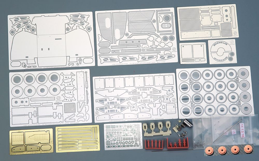 Hobby Design 02-0418 Sauber-Mercedes C9 Detail-up Set For T 24359