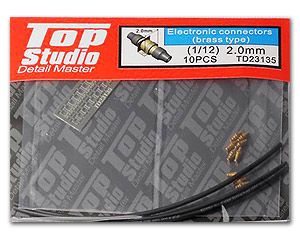 Top Studio TD23135 2.0mm Electronic Connectors (brass type)