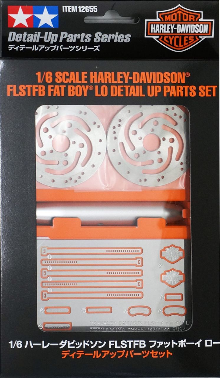 Tamiya 12655 Harley-Davidson Fat Boy Lo Detail Up Parts Set