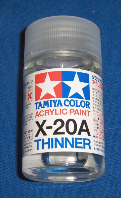 Tamiya 81030 Acrylic Thinners 46 ml.