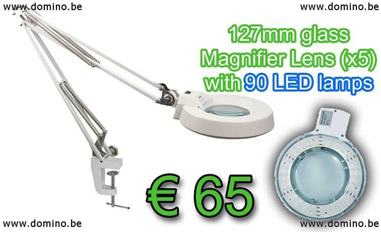 Domino 8608L LED Magnifier Lamp (90 LED)