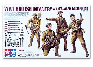Tamiya 32409 WWI British Infantry with Small Arms and Equipment