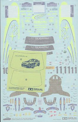 Tamiya 24259 Subaru Impreza WRC 2002 Tour de Corse