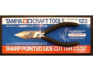 Tamiya 74123 Sharp Pointed Side Cutter (for plastic)