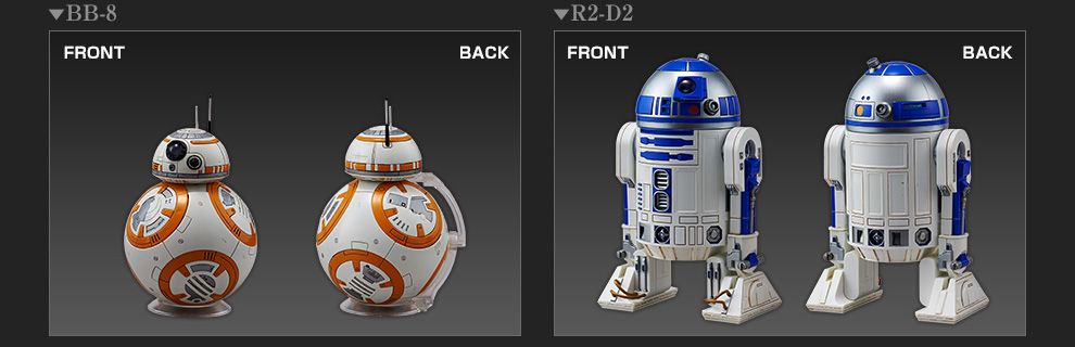 Bandai 0203220 BB-8 & R2-D2 Bandai 0203220 BB-8 & R2-D2