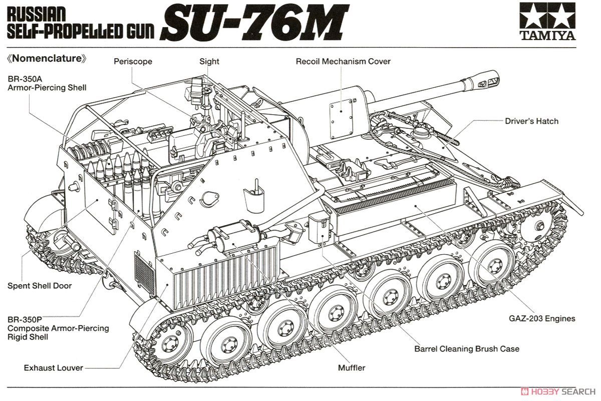 Tamiya 35348 SU-76M