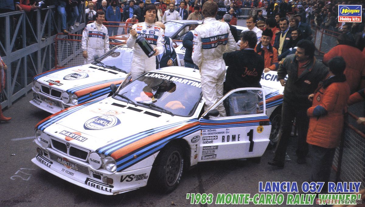 Hasegawa 25031 Lancia 037 Rally 1983 Monte-Carlo Rally Winner