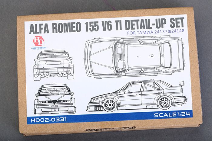 Hobby Design 02-0331 Alfa Romeo 155 V6 TI Detail-UP Set For T