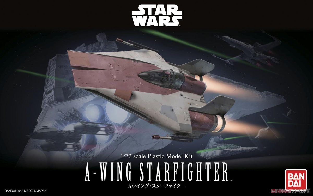 Bandai 0206320 A-Wing Star Fighter (Starfighter)