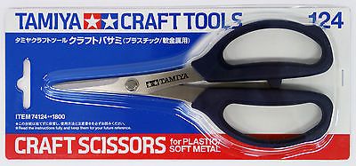 Tamiya 74124 Craft Scissors for Plastic-Soft Metal