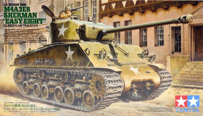 Tamiya 35346 U.S. Tank M4A3E8 Sherman Easy Eight ( Euro Theater)
