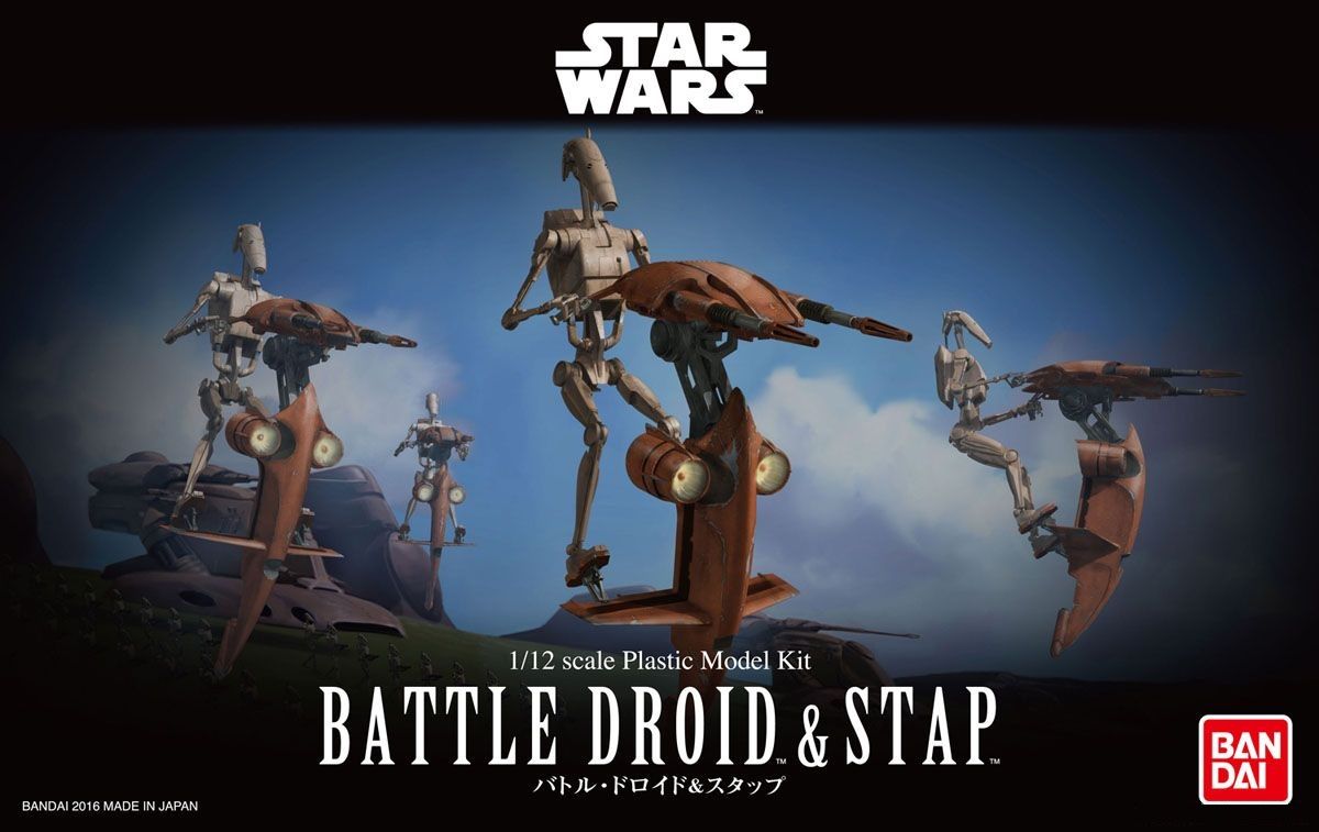 Bandai 0207575 Battle Droid and Stap Bandai 0207575 Battle Droid and Stap
